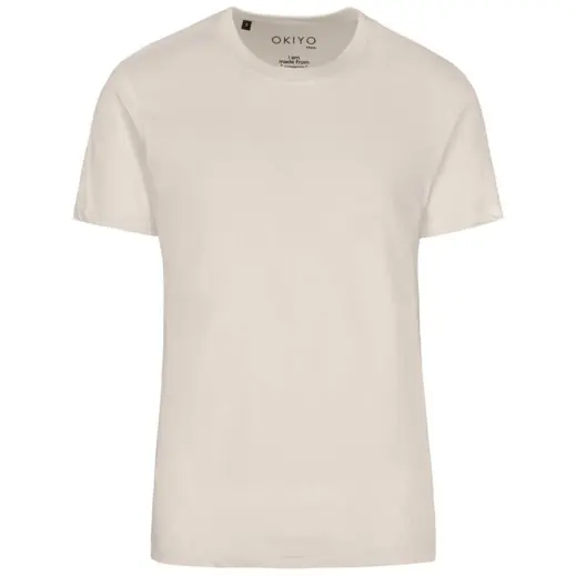 Mens Okiyo Yuugen Organic T-Shirt Natural Front